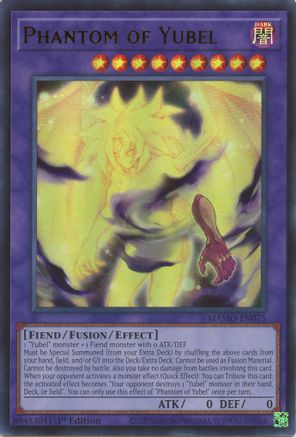 Phantom of Yubel (MAMO-EN075) - Magnificent Monsters 1st Edition - Card Brawlers