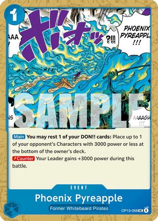 Phoenix Pyreapple (OP13-058) - Carrying On His Will - Card Brawlers