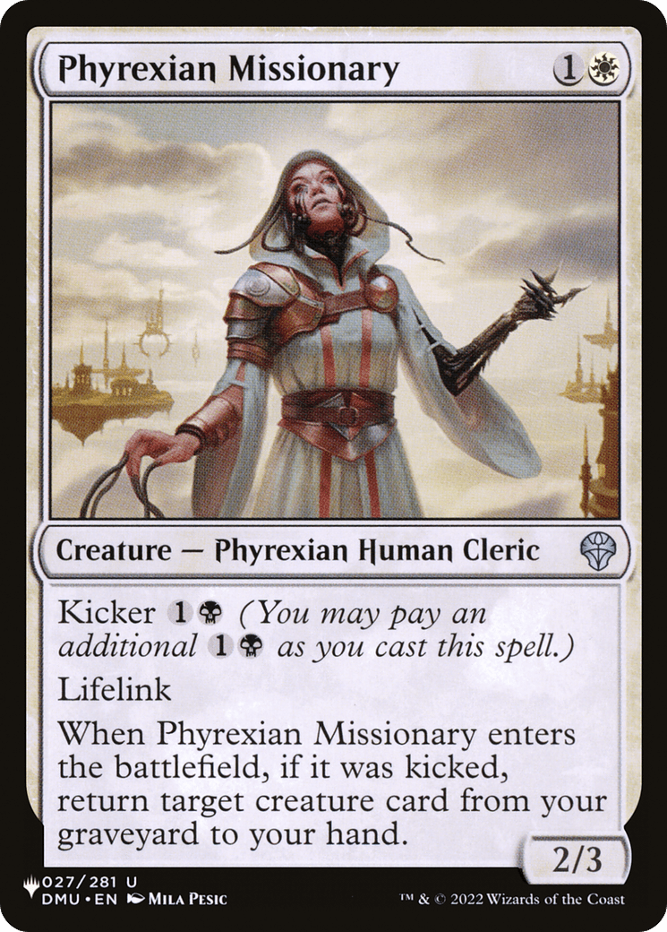 Phyrexian Missionary [The List] - Card Brawlers