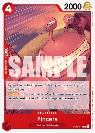 Pincers (OP15-013) - Adventure on Kami's Island - Card Brawlers