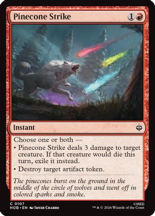 Pinecone Strike (HOB-107) - The Hobbit Foil - Card Brawlers