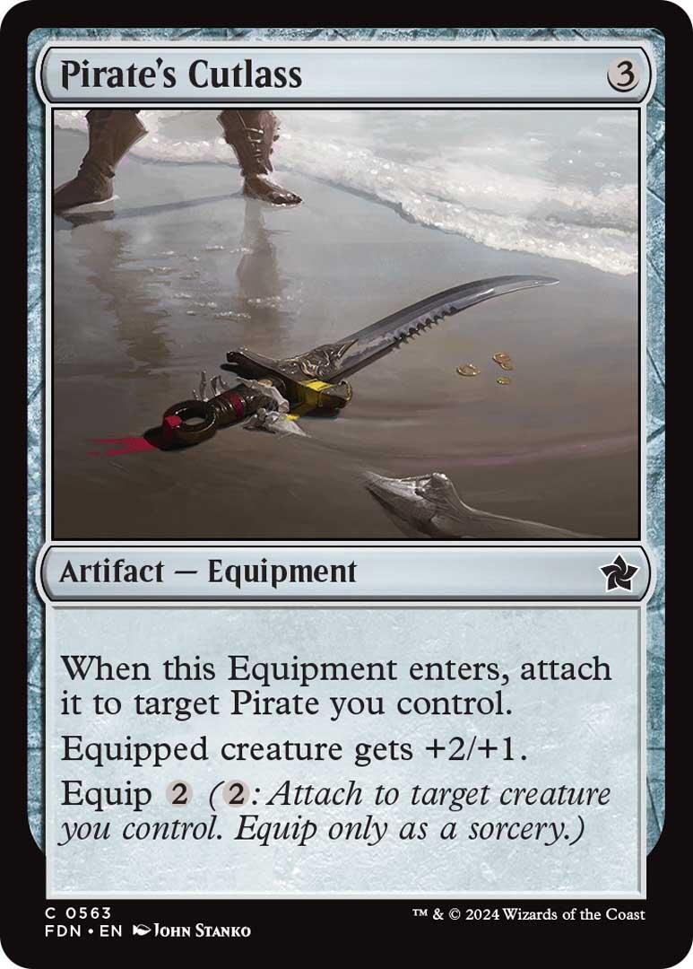 Pirate's Cutlass [Foundations] - Card Brawlers