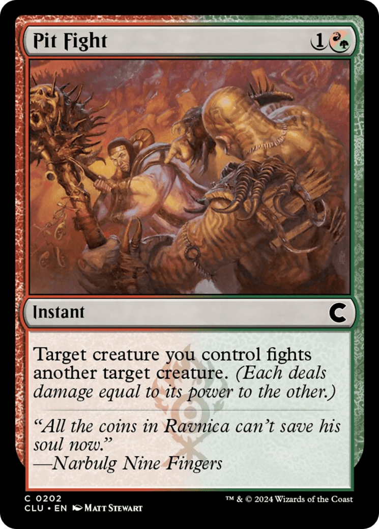 Pit Fight [Ravnica: Clue Edition] - Card Brawlers