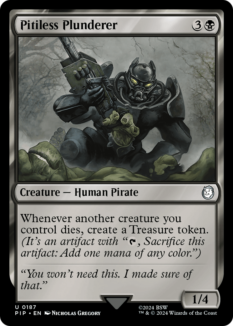 Pitiless Plunderer [Fallout] - Card Brawlers