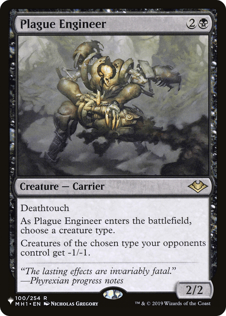Plague Engineer [The List] - Card Brawlers