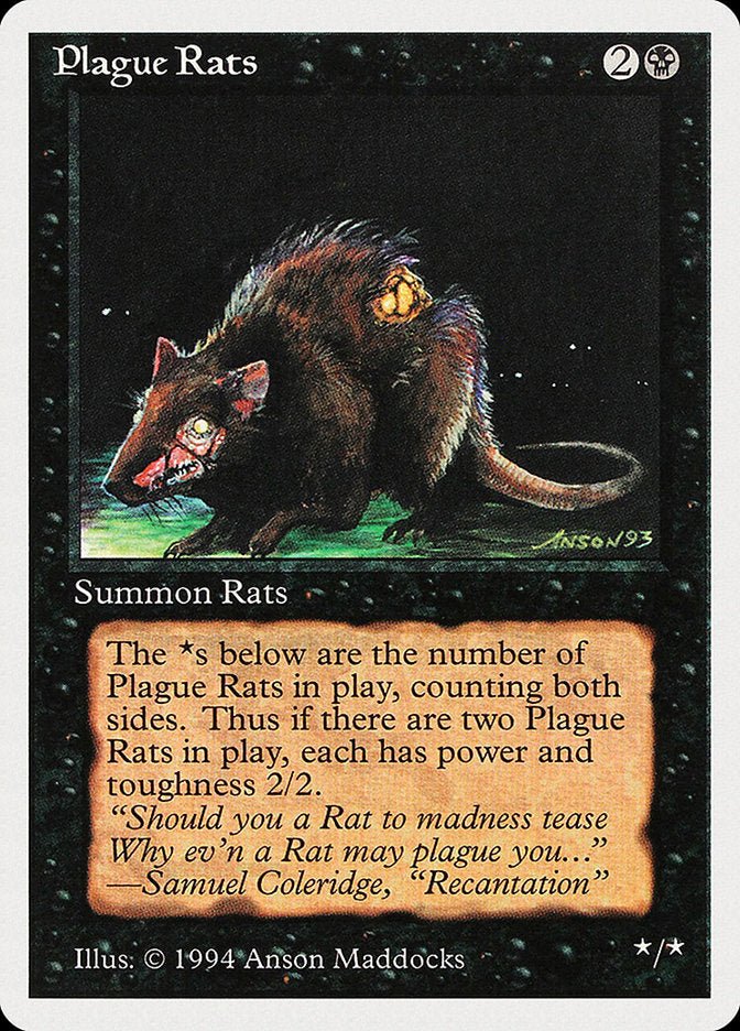 Plague Rats [Summer Magic / Edgar] - Card Brawlers