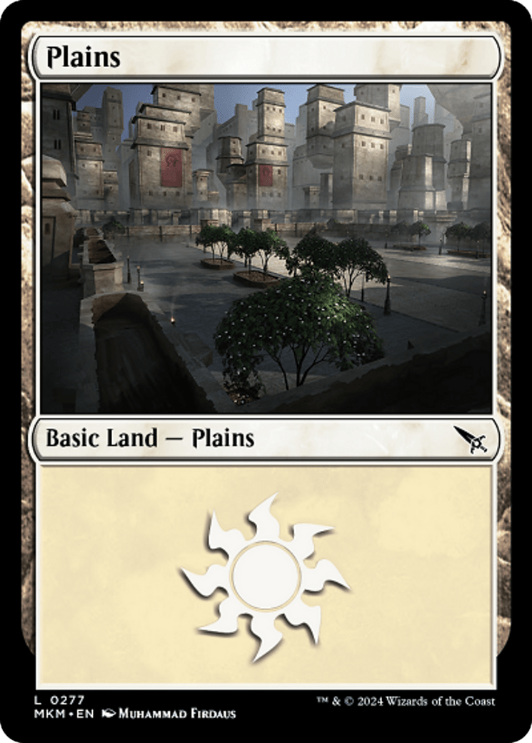 Plains (0277) [Murders at Karlov Manor] - Card Brawlers