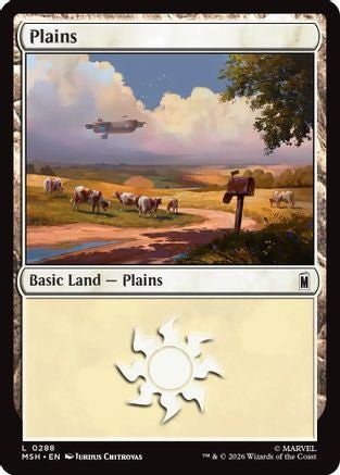 Plains (0288) (MSH-288) - Marvel Super Heroes Foil - Card Brawlers