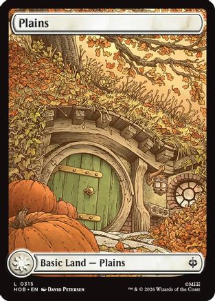 Plains (0315) (HOB-315) - The Hobbit Foil - Card Brawlers