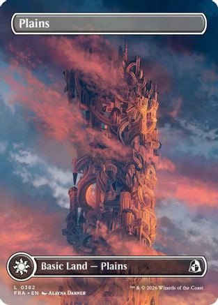Plains (Borderless) (0382) (FRA-382) - Reality Fracture - Card Brawlers