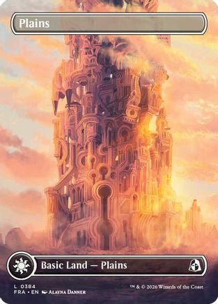 Plains (Borderless) (0384) (FRA-384) - Reality Fracture Foil - Card Brawlers