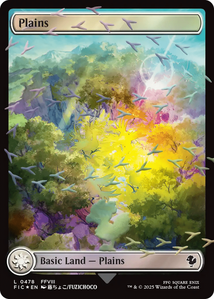 Plains (Chocobo Track Foil) [FINAL FANTASY Commander] - Card Brawlers