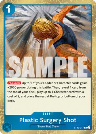 Plastic Surgery Shot - ST12-017 (Pirate Foil) (ST12-017) - Premium Booster -The Best- Vol. 2 Foil - Card Brawlers
