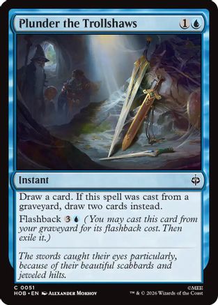 Plunder the Trollshaws (HOB-051) - The Hobbit Foil - Card Brawlers