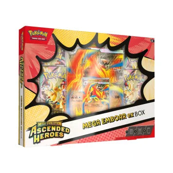 Pokemon TCG - Ascended Heroes - Mega Emboar ex Box (MAX 1 PER CUSTOMER) - The Pokemon Company - Card Brawlers | Quebec | Canada |
