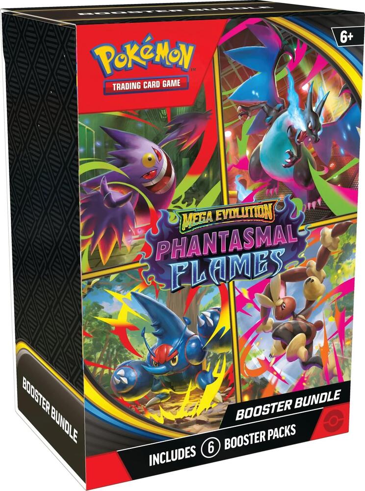Pokemon - Phantasmal Flames - Booster Bundle (MAX 3 PER CUSTOMER) (PREORDER) November 14, 2025 - Card Brawlers