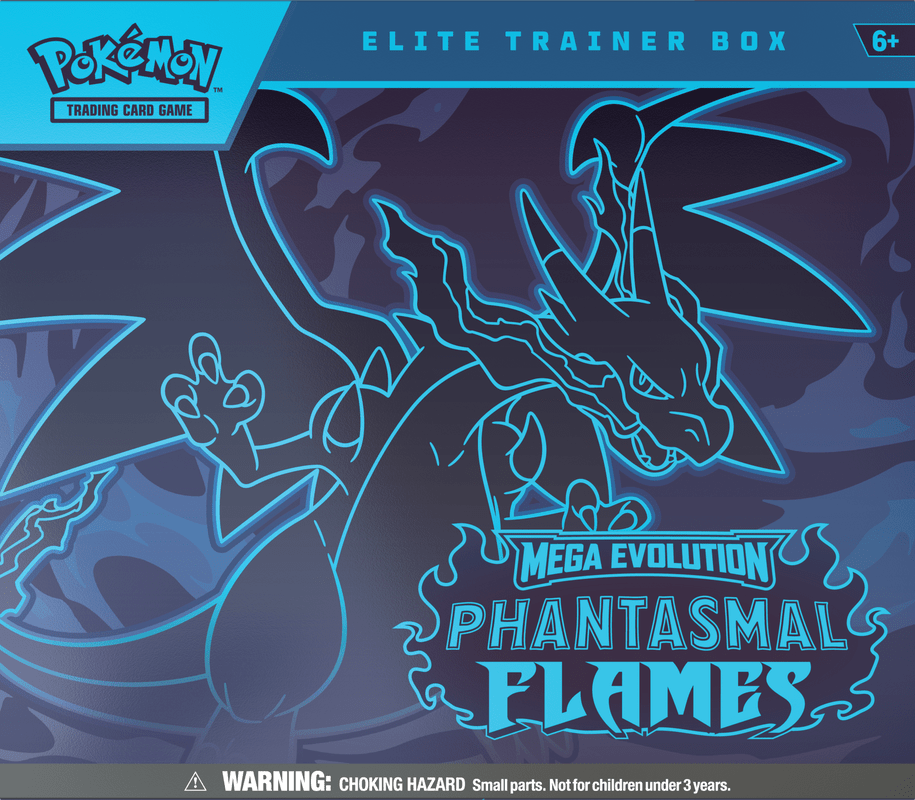 Pokemon - Phantasmal Flames - Elite Trainer Box (MAX 1 PER CUSTOMER) (PREORDER) November 14, 2025 - Card Brawlers