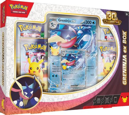 Pokemon TCG - 30th Celebration - Greninja ex Box (PREORDER) September 16, 2026 - Card Brawlers