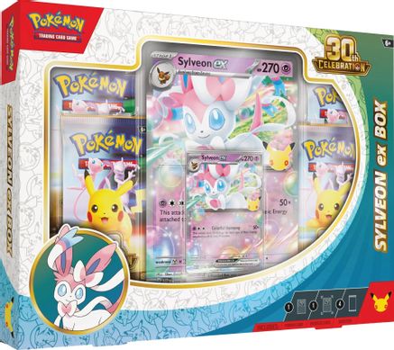 Pokemon TCG - 30th Celebration - Sylveon ex Box (PREORDER) September 16, 2026 - Card Brawlers