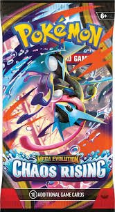 Pokemon TCG - Mega Evolution - Chaos Rising - Booster Pack - Card Brawlers