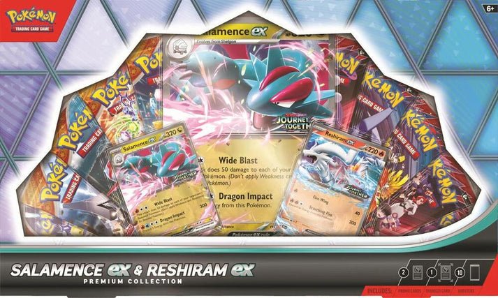 Pokémon TCG: Salamence ex & Reshiram ex Premium Collection - Card Brawlers