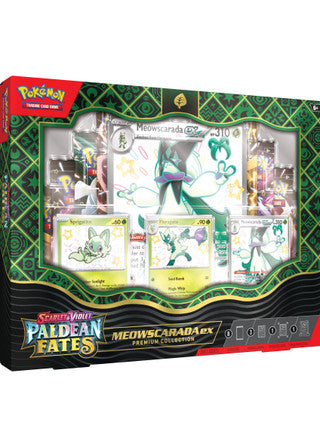 Pokemon TCG: Scarlet & Violet - Paldean Fates - Premium Collection - Meowscarada ex - Card Brawlers | Quebec | Canada | Yu-Gi-Oh!