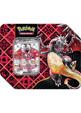 Pokemon TCG: Scarlet & Violet - Paldean Fates - Tin - Charizard ex - Card Brawlers | Quebec | Canada | Yu-Gi-Oh!