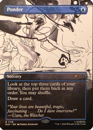 Ponder (7119) (SLD-7119) - Secret Lair Drop Series - Card Brawlers