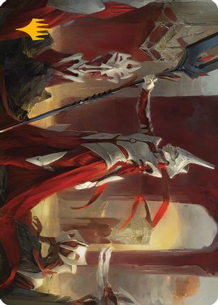Porcelain Zealot Art Card (Gold-Stamped Signature) (ASONE-008) - Art Series: Phyrexia: All Will Be One - Card Brawlers