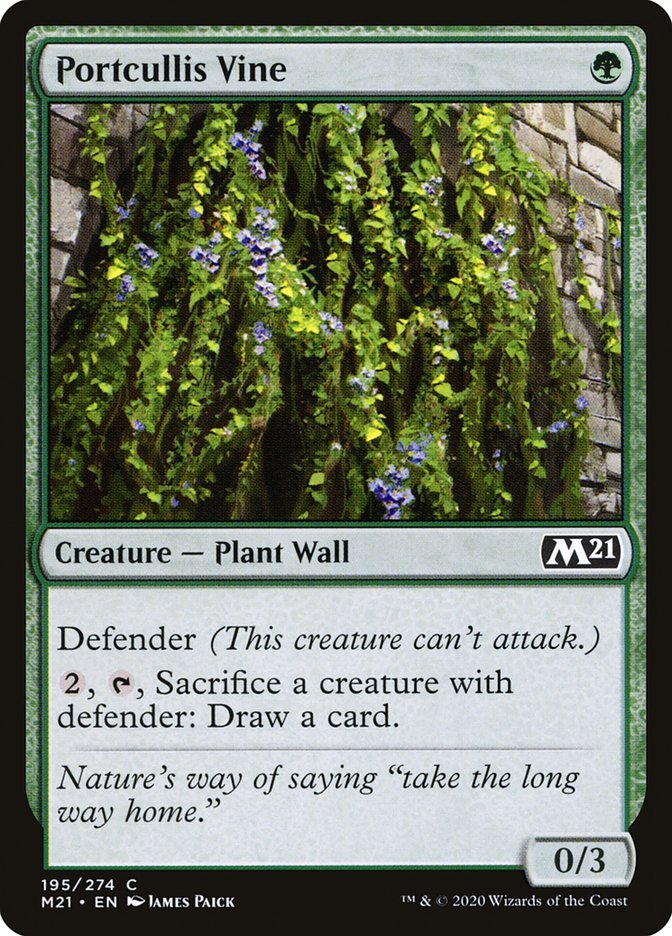 Portcullis Vine [Core Set 2021] - Card Brawlers