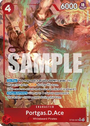 Portgas.D.Ace (007) (Parallel) (ST30-007) - Starter Deck EX: Luffy & Ace Foil - Card Brawlers