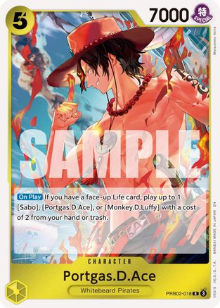 Portgas.D.Ace - PRB02-018 (PRB02-018) - Premium Booster -The Best- Vol. 2 Foil - Card Brawlers