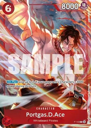 Portgas.D.Ace (Premium Card Collection -Flame-Flame Fruit Coliseum Edition-) (P-153) - One Piece Promotion Cards Foil - Card Brawlers