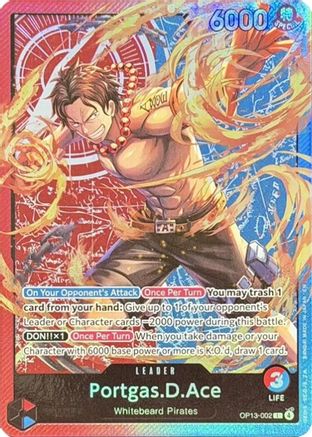 Portgas.D.Ace (Sound Loader Ace and Sabo Edition 2026) (OP13-002) - One Piece Promotion Cards Foil - Card Brawlers