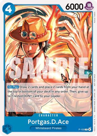 Portgas.D.Ace (Tournament Pack 2026 Vol. 2) (P-103) - One Piece Promotion Cards - Card Brawlers