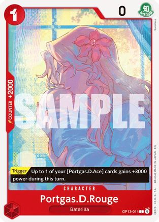 Portgas.D.Rouge (OP13-014) - Carrying On His Will - Card Brawlers