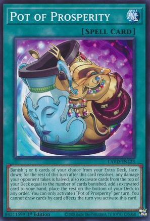 Pot of Prosperity (LAVD-ENL23) - Legendary Arc-V Decks 1st Edition - Card Brawlers