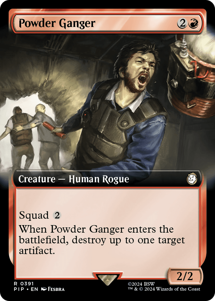 Powder Ganger (Extended Art) [Fallout] - Card Brawlers