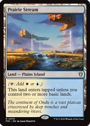 Prairie Stream (FRC-079) - Commander: Reality Fracture - Card Brawlers