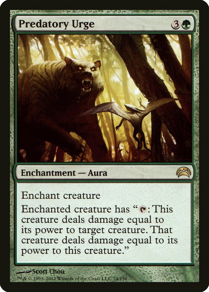 Predatory Urge [Planechase 2012] - Card Brawlers