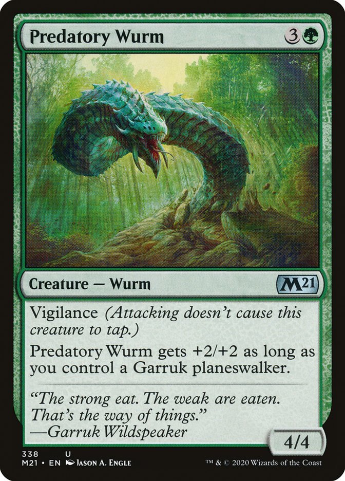 Predatory Wurm [Core Set 2021] - Card Brawlers