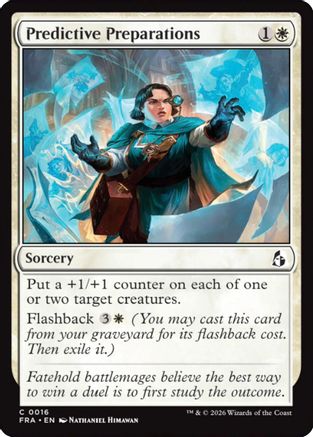 Predictive Preparations (FRA-016) - Reality Fracture Foil - Card Brawlers