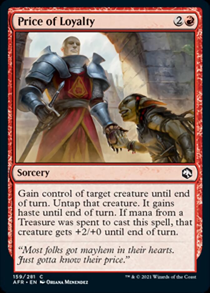 Price of Loyalty [Dungeons & Dragons: Adventures in the Forgotten Realms] - Card Brawlers