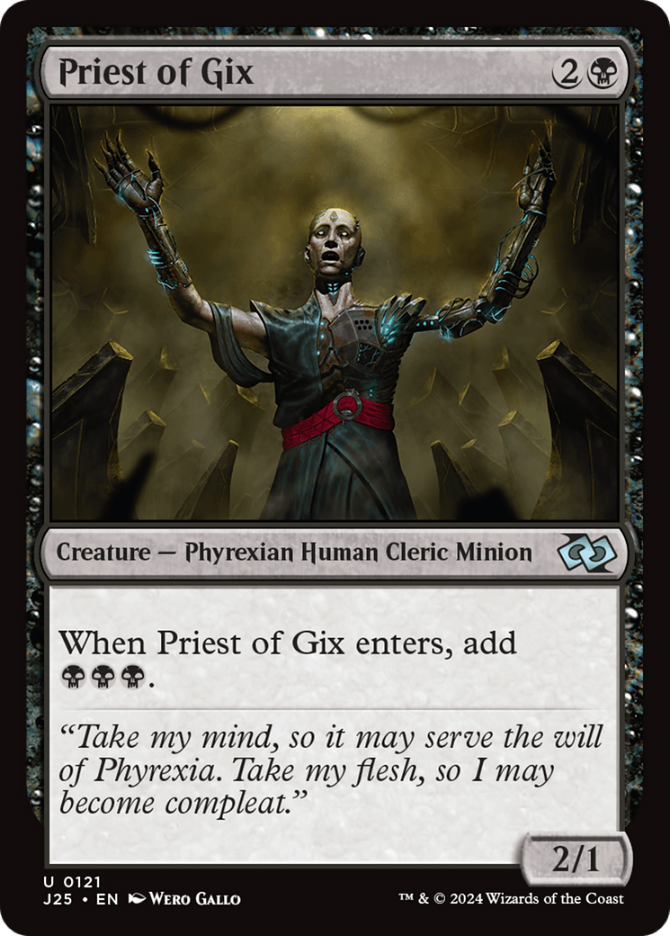 Priest of Gix [Foundations Jumpstart] - Card Brawlers
