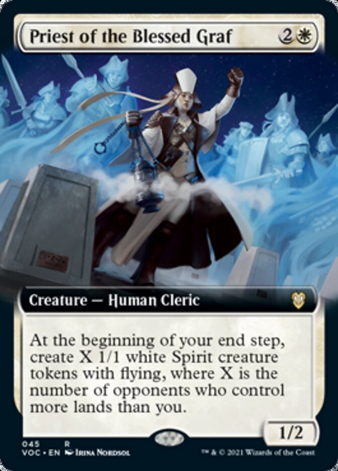 Priest of the Blessed Graf (Extended Art) [Innistrad: Crimson Vow Commander] - Card Brawlers