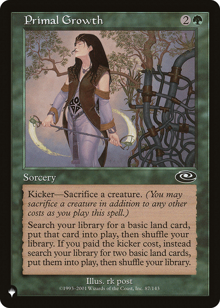 Primal Growth [The List] - Card Brawlers