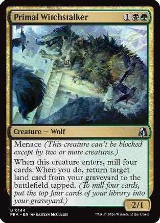 Primal Witchstalker (FRA-144) - Reality Fracture Foil - Card Brawlers