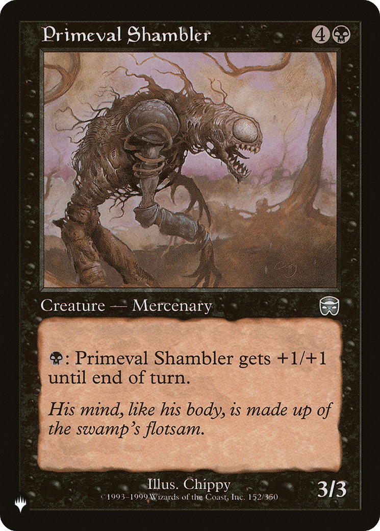 Primeval Shambler [The List] - Card Brawlers