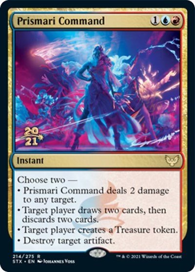 Prismari Command [Strixhaven: School of Mages Prerelease Promos] - Card Brawlers