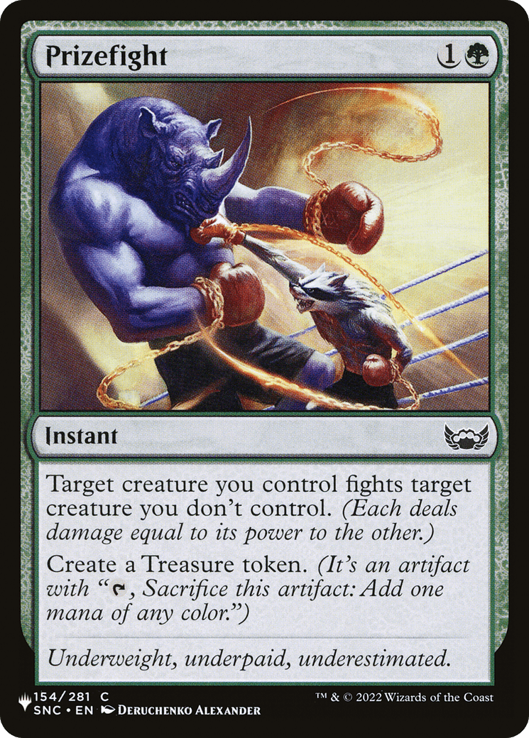 Prizefight [The List] - Card Brawlers